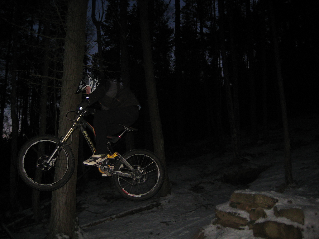 Snow riding in January