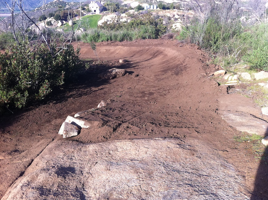 6 - this will be more a hip landing when complete into the left berm