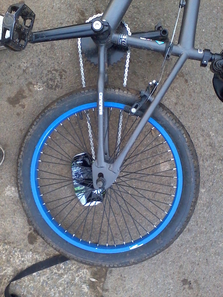 Back half of my bike.