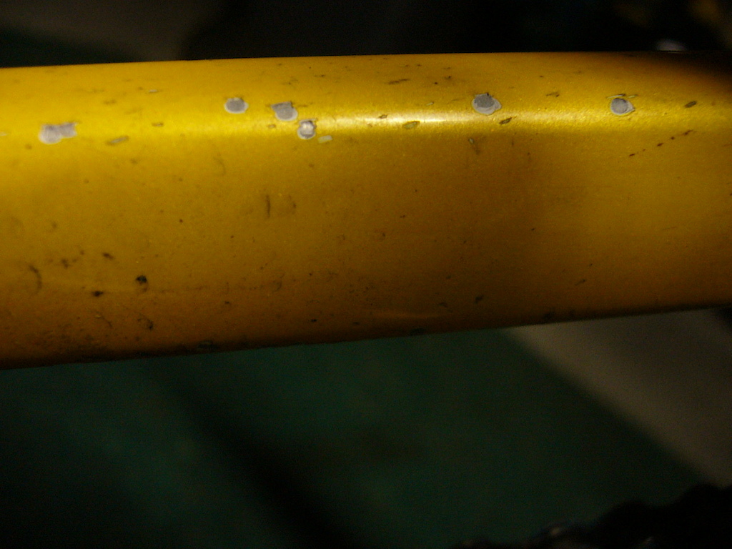 Sale pics Chainstay 1mm round dings.