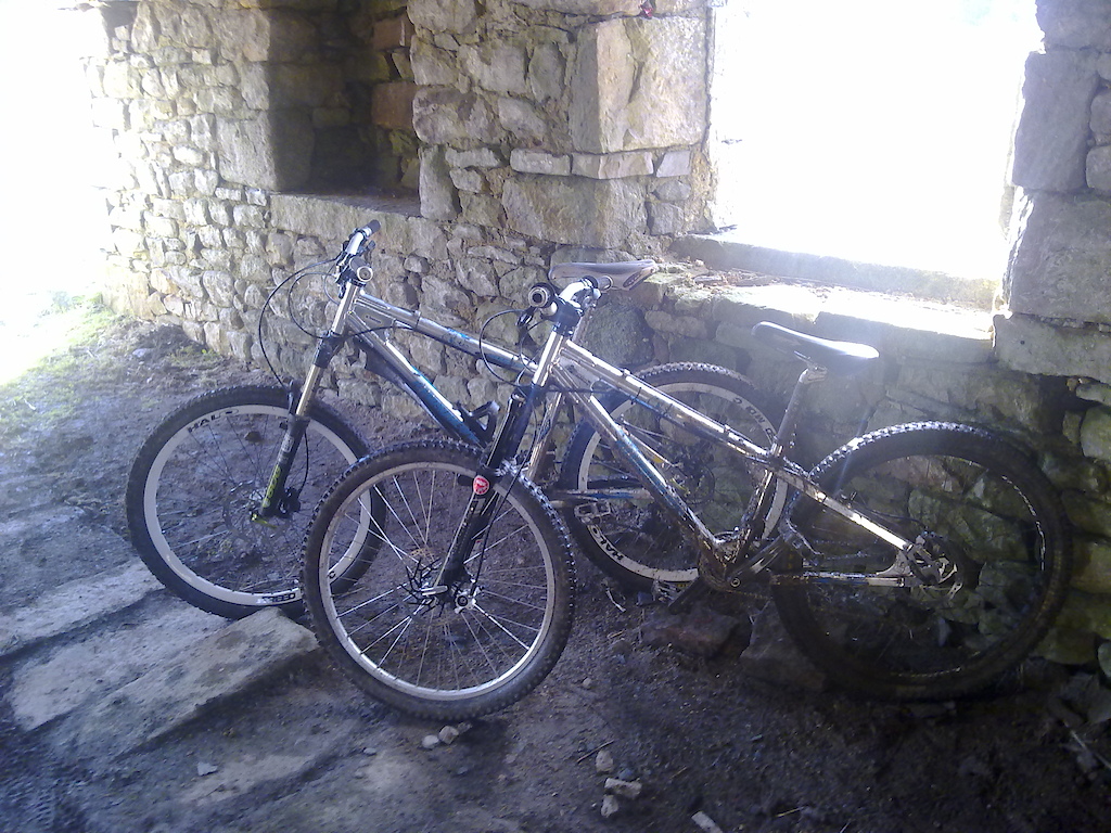mine and miles bikes at gisburn