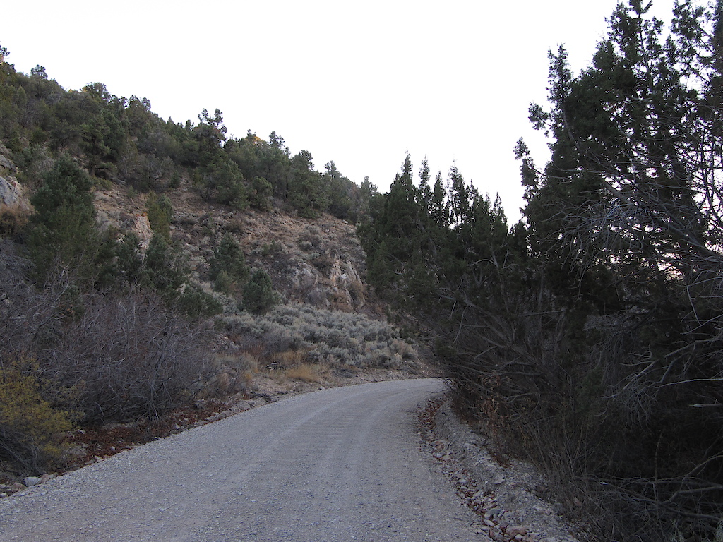 just past cave lake