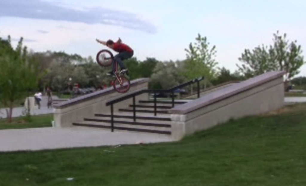 Tuck no Hander over stair gap.  Cut from some old footage