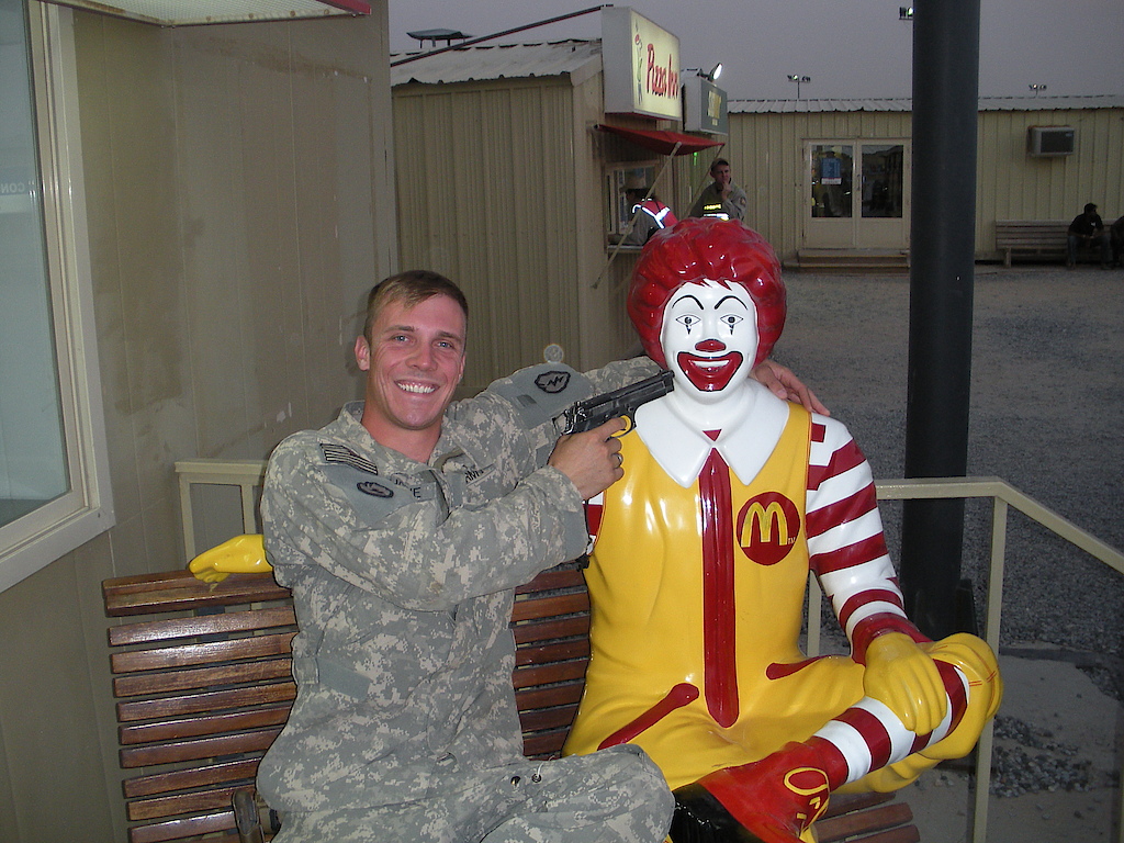 i convinced ronald to bring the dollar menu to iraq