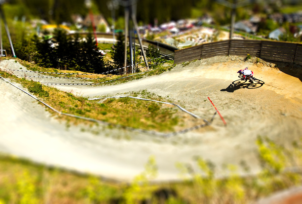 I want summer back! Shot the photo during the Dirtmasters in Winterberg, Germany. Plus a little tilt-shift-effect :)
