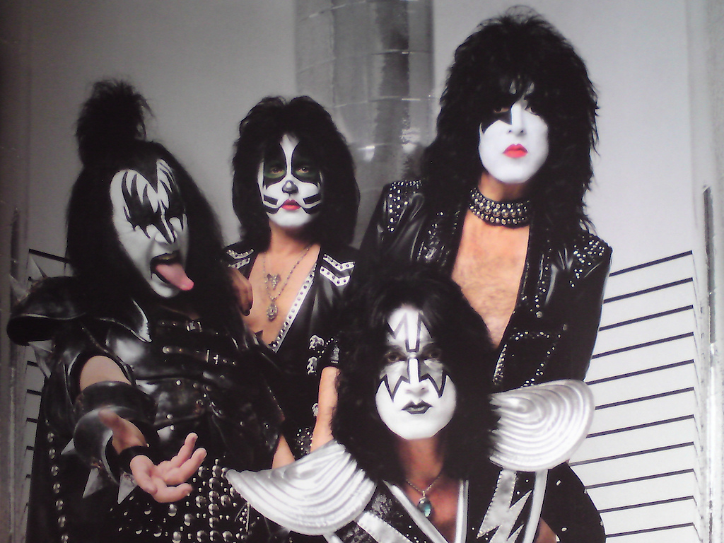 Took these pics out of the programme of The Sonic Boom Kiss Tour 2010. Still the best live band ever for overall performance and showmanship. Being a multi-million pound band, Kiss have marketed their music and products well, very clever over the years with sales and merchandise etc......