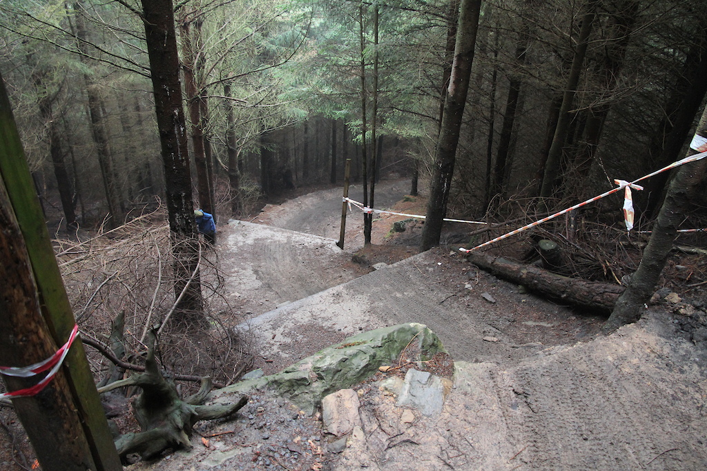 View down the steps on the DH1 trail. Picture taken by thegooddoctor