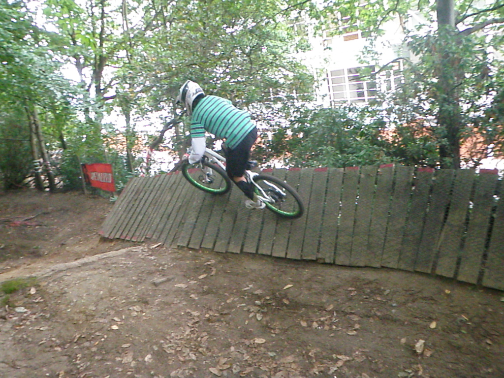 me hitting the wallride on one of the last days at the park