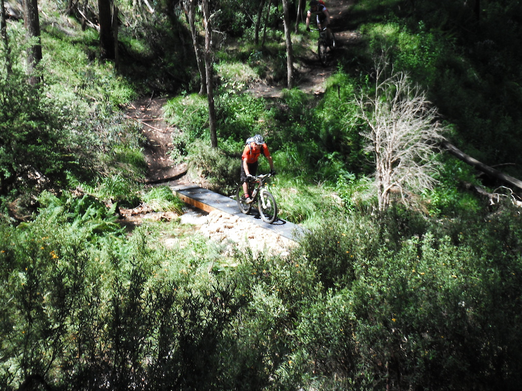 Opening day 1st tour with media, riders and trail crew. 
Mt Buller's Moutain Bike Trail Network, Victoria, Australia