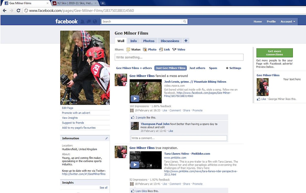 Follow me on my new facebook page, make sure you click "LIKE"
http://www.facebook.com/pages/Gee-Milner-Films/183750188314560