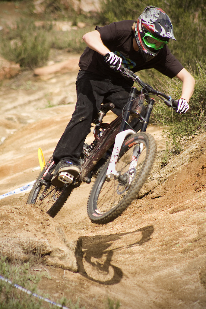 DH schrapling. Photo: Tony Tarumoto