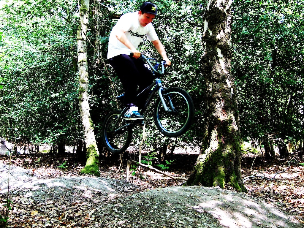 out messing around on my bmx