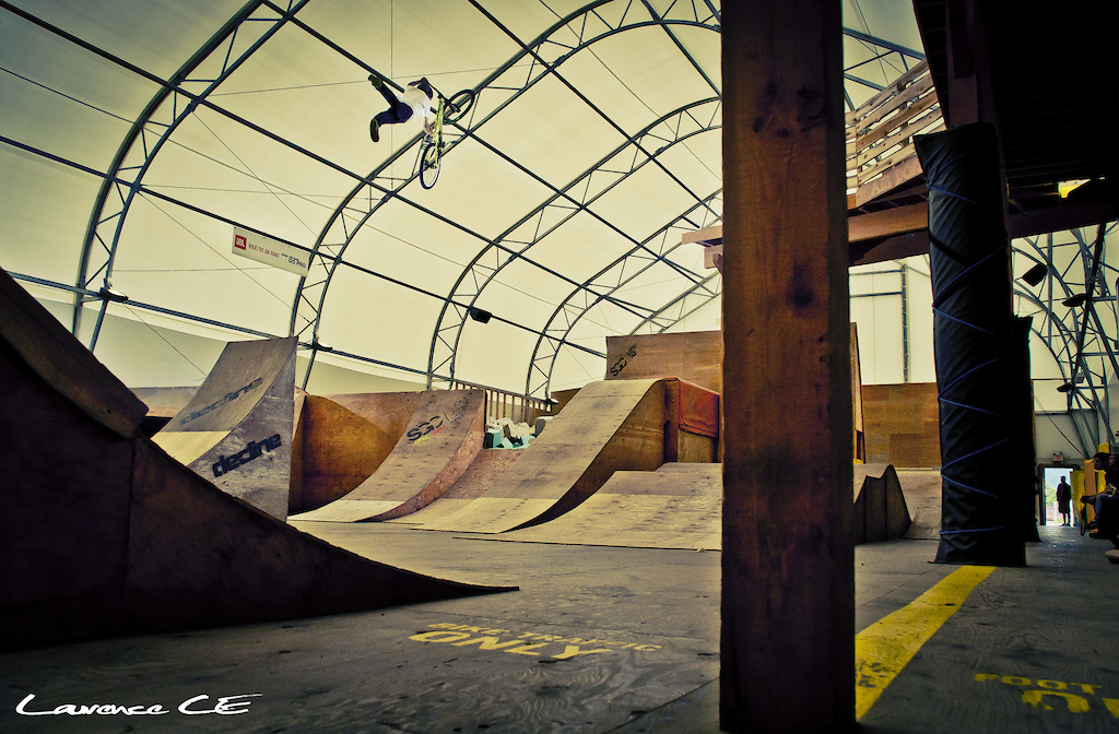 A revisit of a shot from the summer 2010. Few bits taken out, tones tweaked, little things, felt it needed it. We pushed the decline booter about 8ft in front of the foam pit and then mike threw down this huge super seat grab - Laurence CE - www.laurence-ce.com