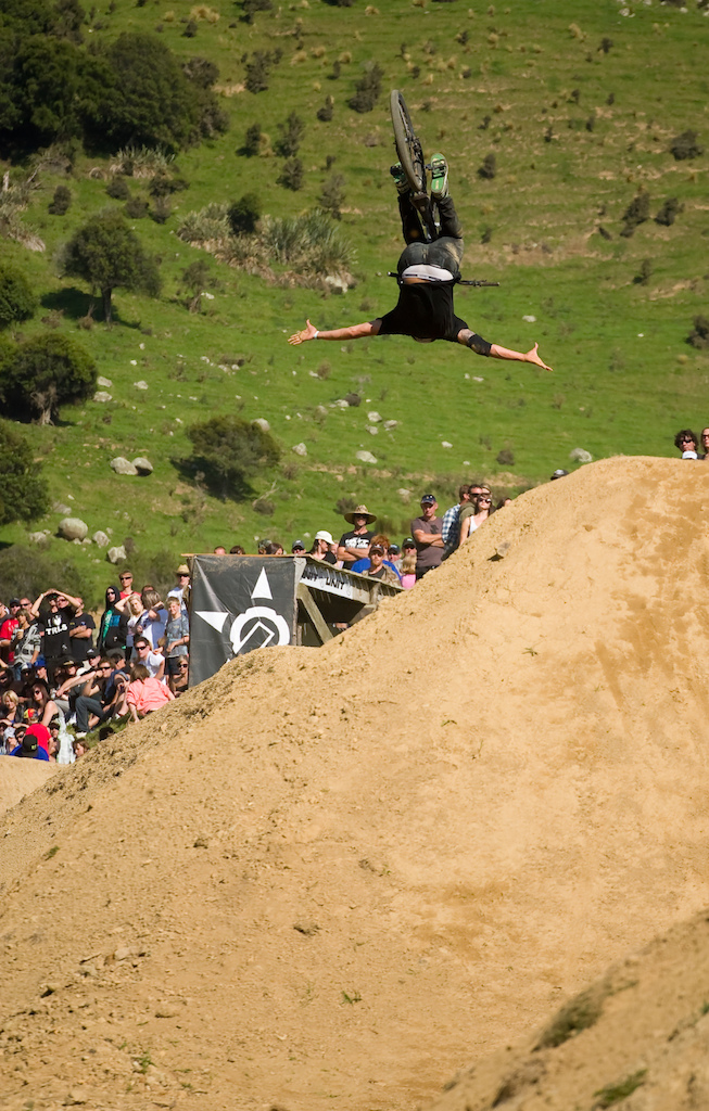 Frew farm jam and shenanigans Luke Mccombie front flip tuck