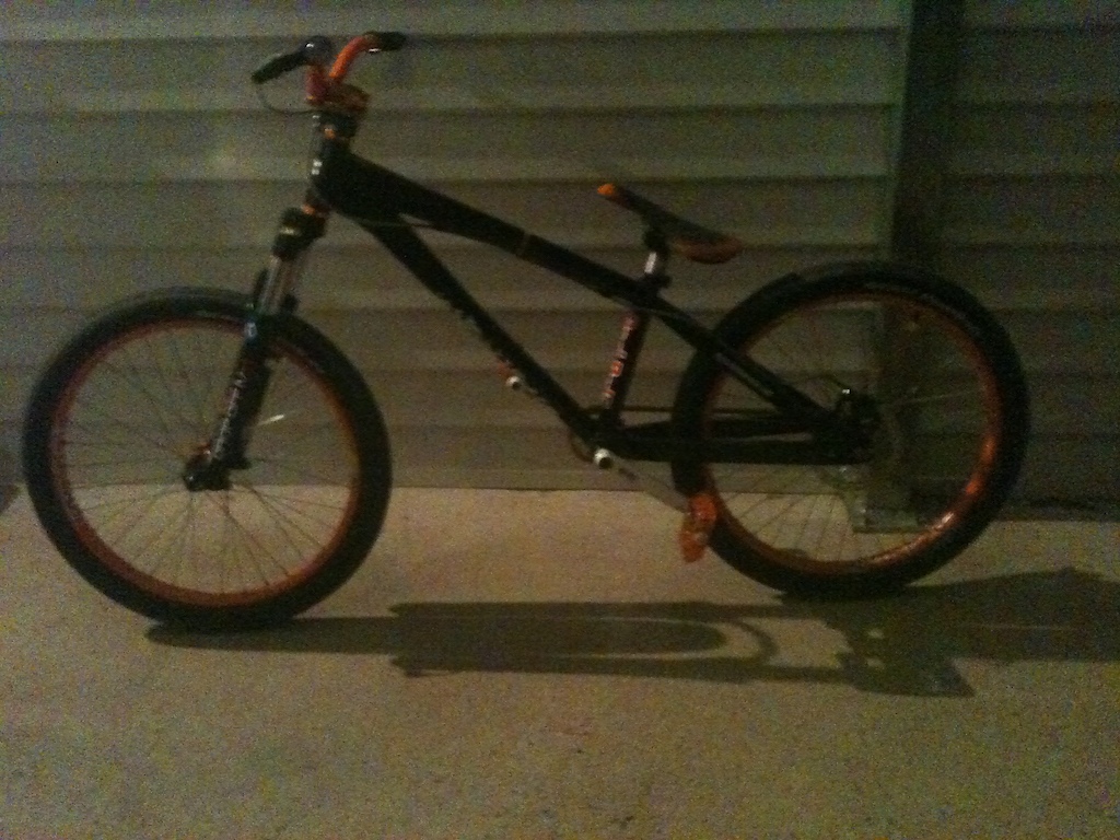 Pic of my bike one night after riding.