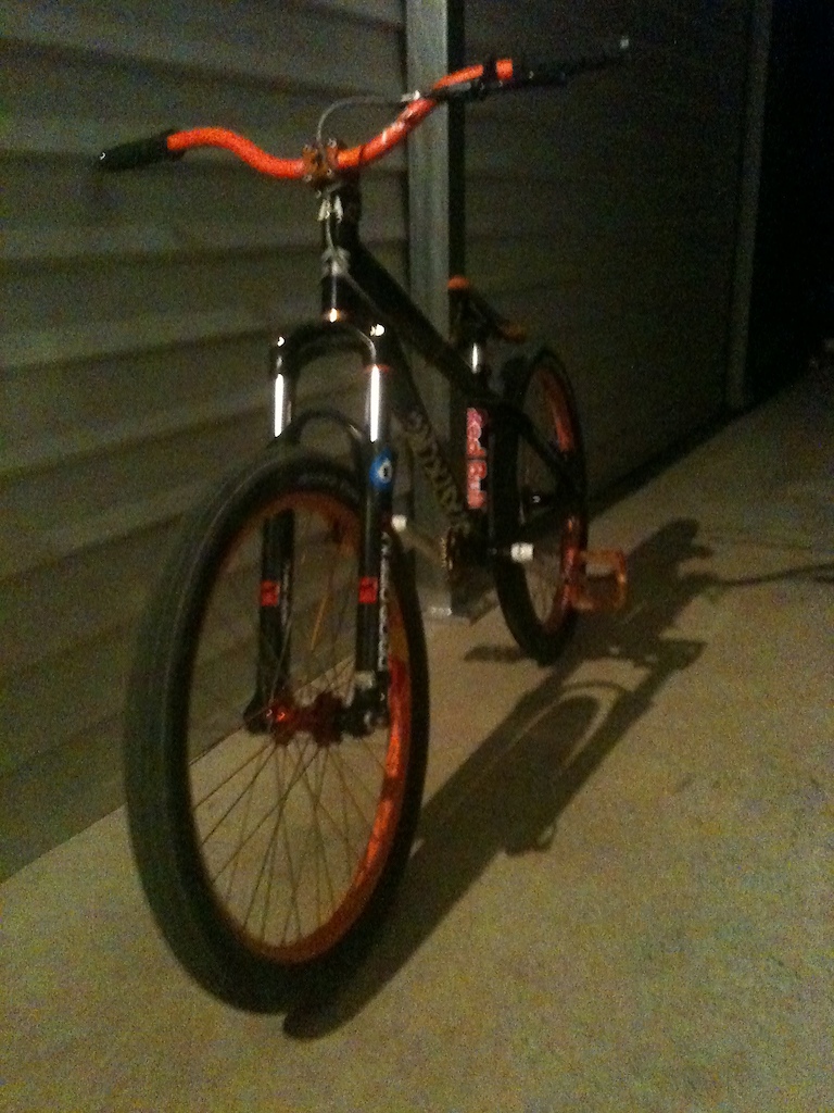 Pic of my bike one night after riding.