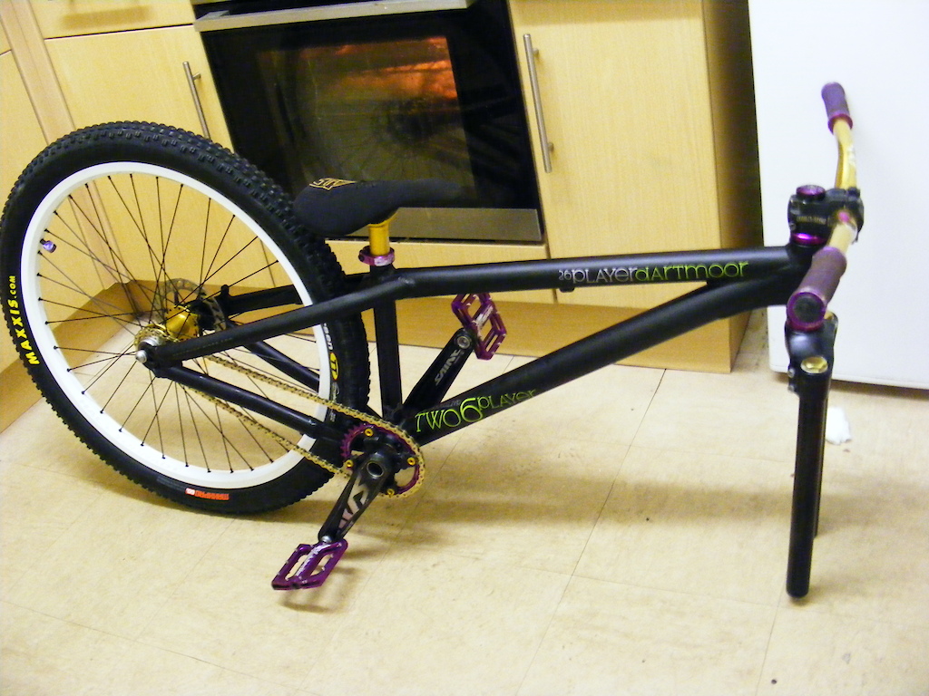 As it stands so far. 19ish lbs without front wheel/brake/lowers/oil/uncut post