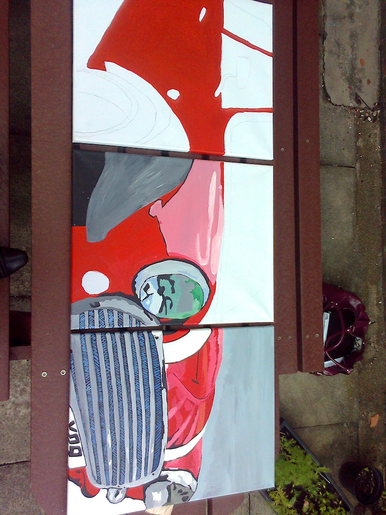 my painting first stage