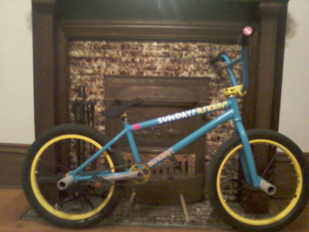 my bike with new parts