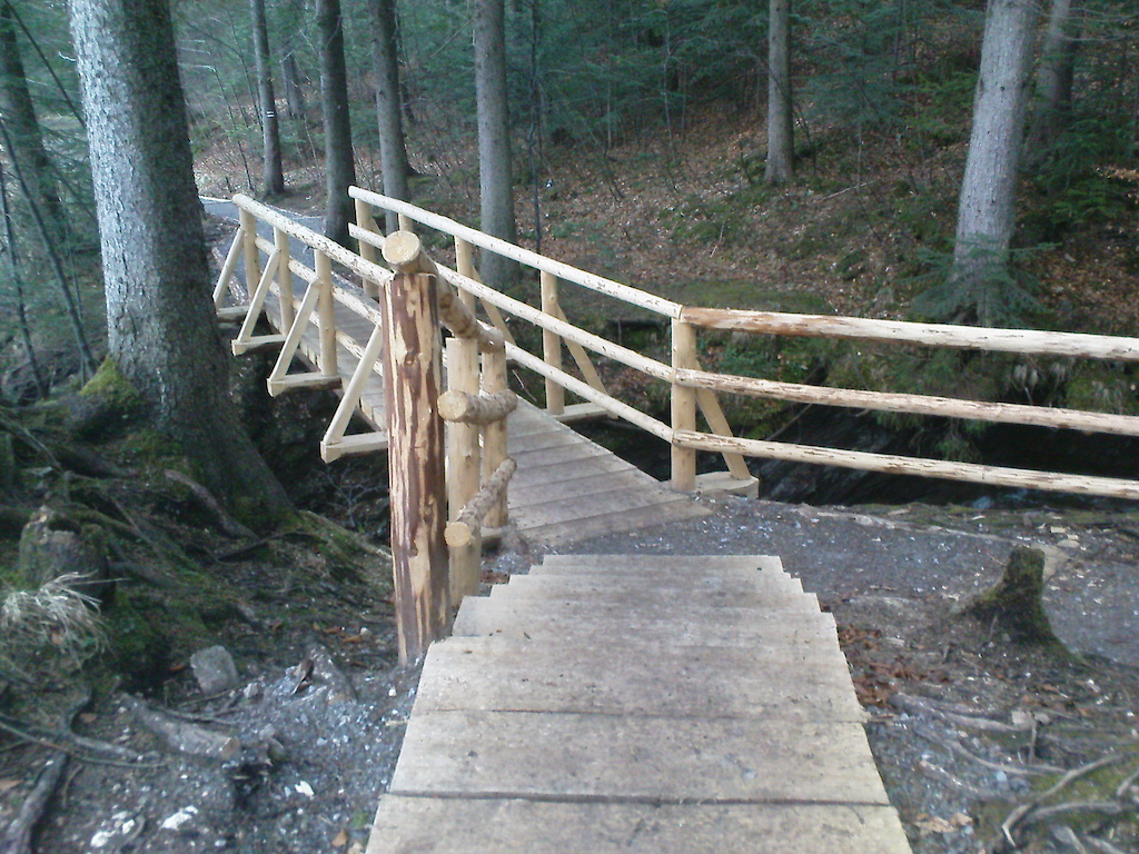 New stairway and bridge.