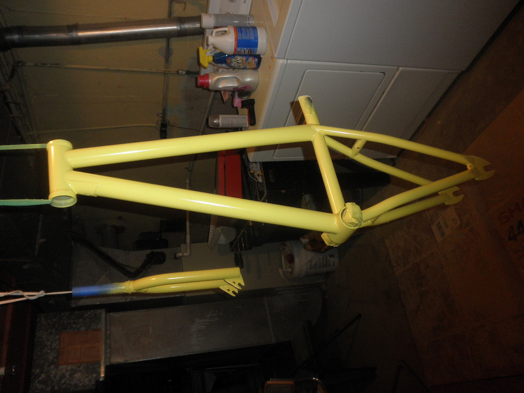 Painted frame and fork