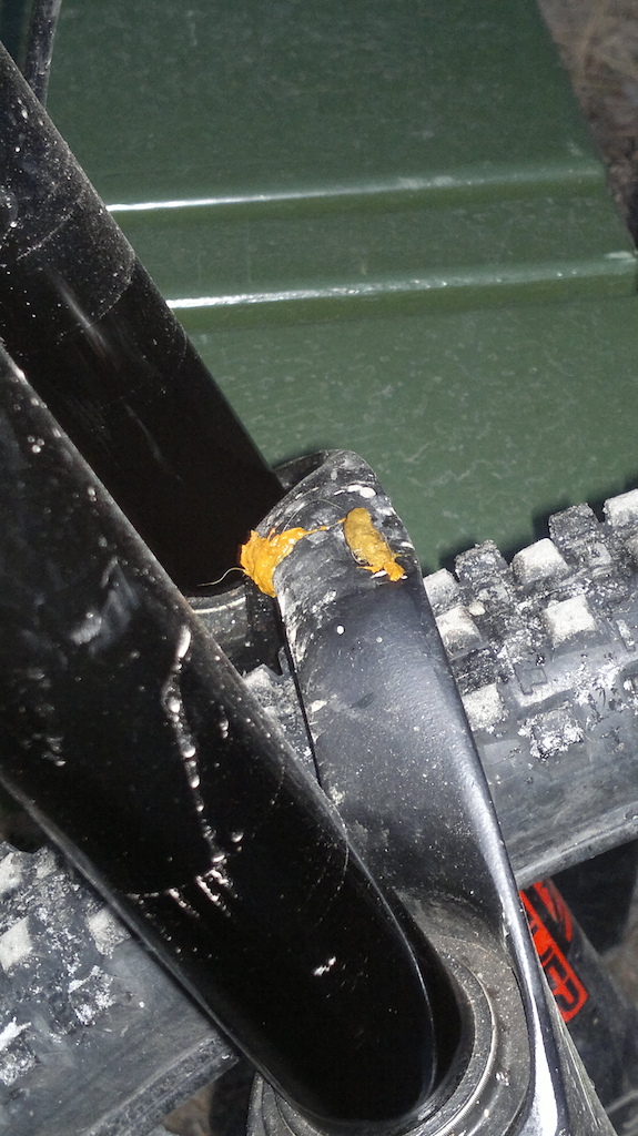 got some shit on my fork