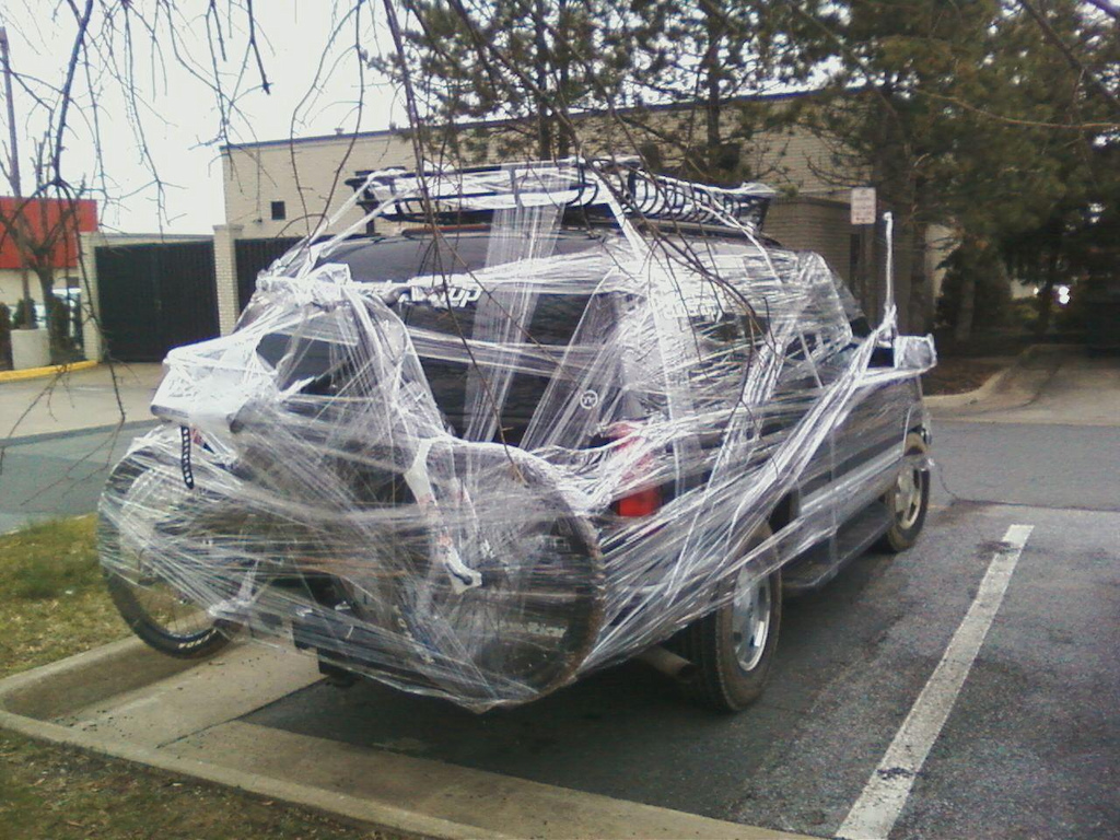 Belated birthday gift from one of the guys...  

trying to get me back when l booby-trapped his truck.