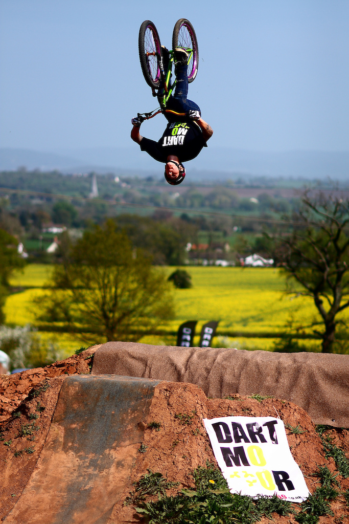 Marcel Hunt - dirt jump Dartmoor UK team member and his Cody. http://www.slam69.co.uk/. http://dartmoor-bikes.com.