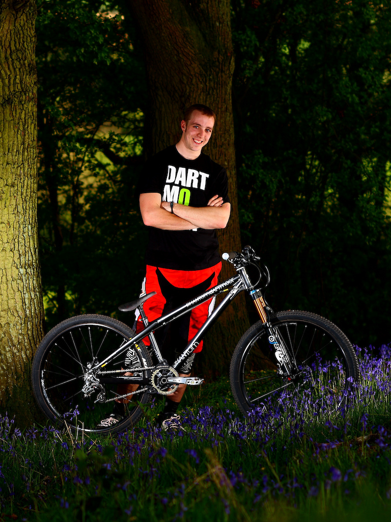 Rich Lane - fourcross Dartmoor UK team member and his Phantom. http://www.slam69.co.uk/. http://dartmoor-bikes.com.