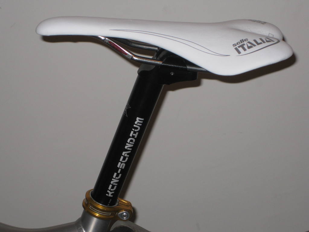 New saddle and seatpost - total weight 341grams