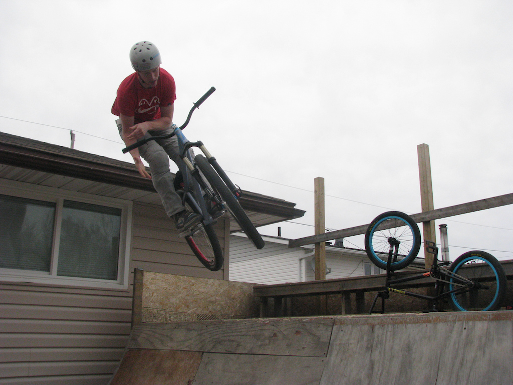 Doing a barspin disaster on the 6ft quarter