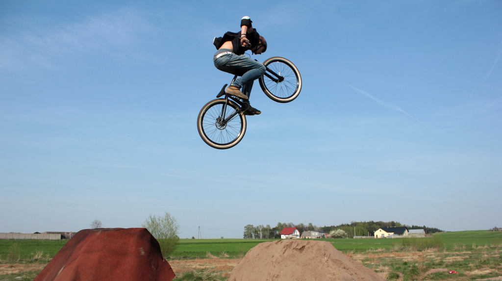 Styling first jump.