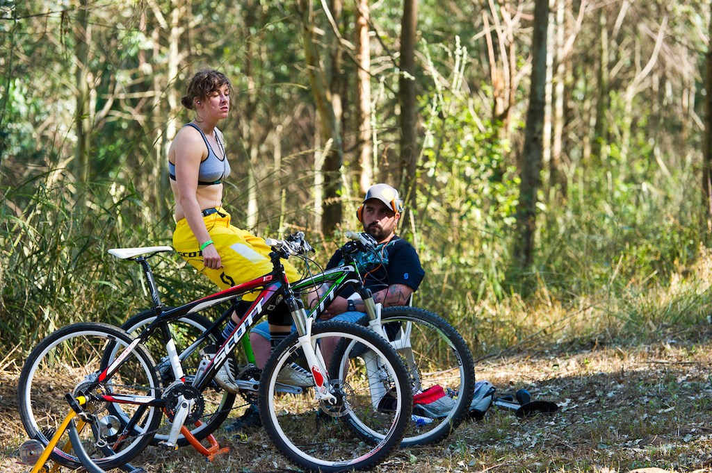 So you gotta wonder: when are they going to ask a DH racer to pose for the Cycle Passion calendar?