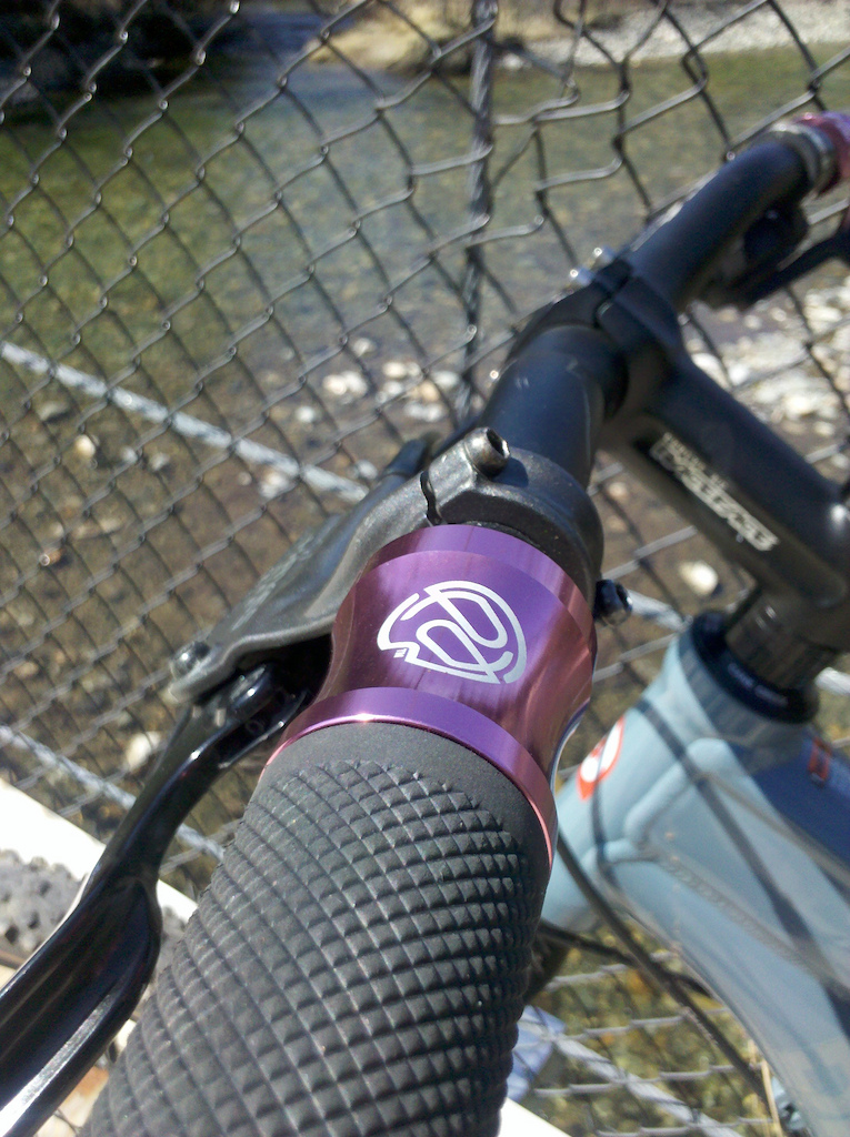 Rockin the pink grips. Portland Design Works