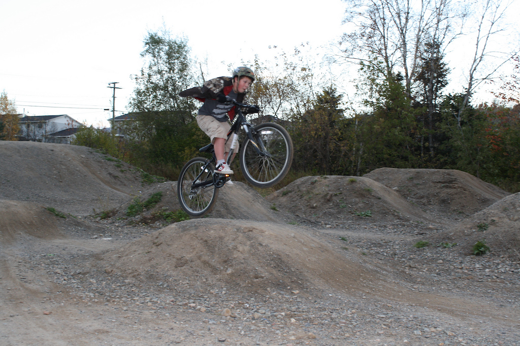 1st time at kimble bike park. very old.