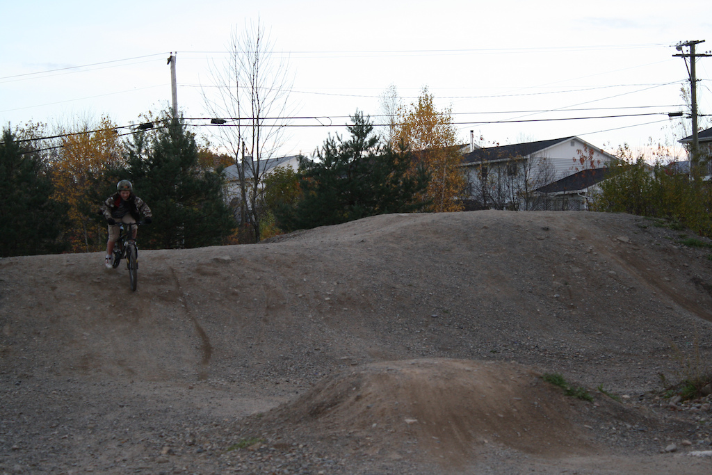 1st time at kimble bike park. very old.