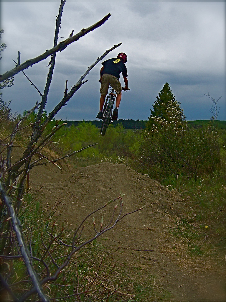 Danny riding that trail