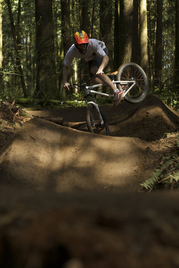 Shreddin' the berm