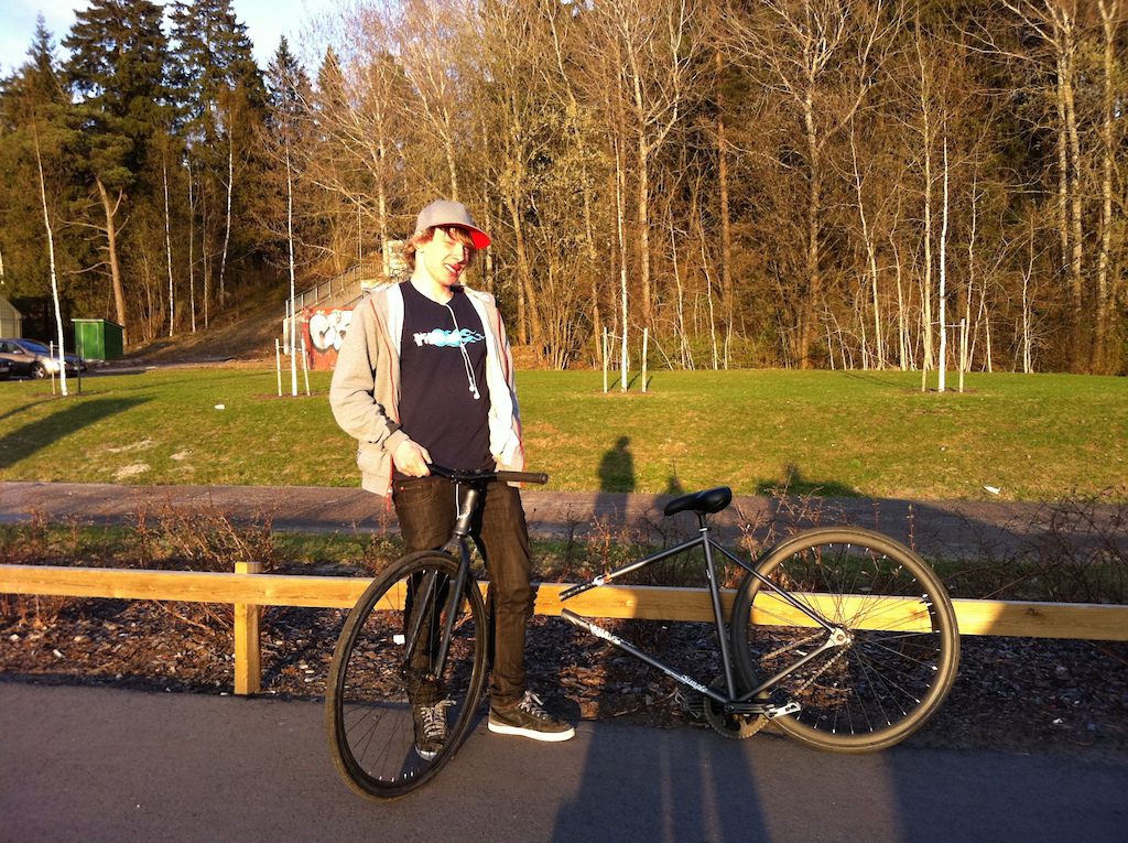 Fixie after hitting Polish trashmetal