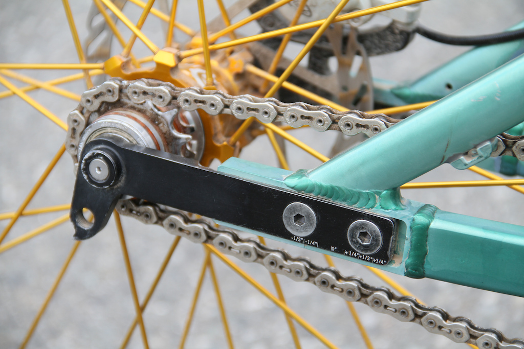 ProtoType Morpheus Hard Tail,
CS-14.5 - 26 inch wheel
weight - 5 lbs
68.5 head tube angle
21.5 top Tube
