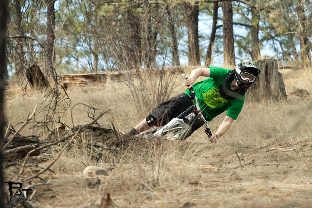 Mike Hopkins on his new Knolly Bike