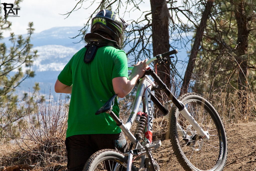 Mike Hopkins on his new Knolly Bike