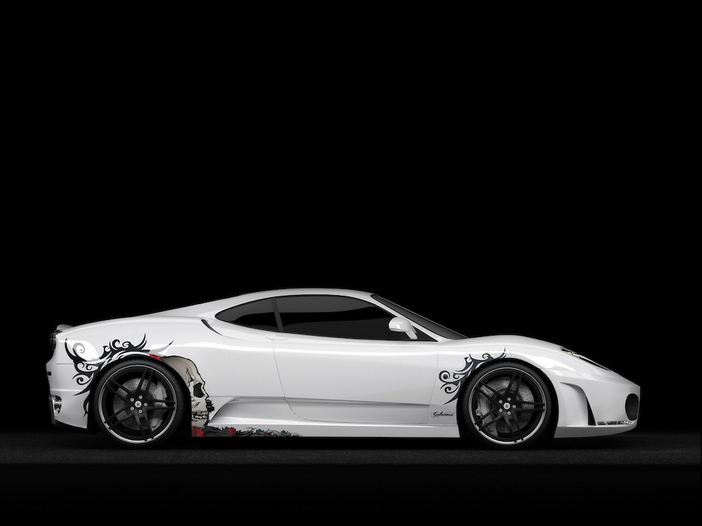 un fucking real Ferrari F430 Calavera