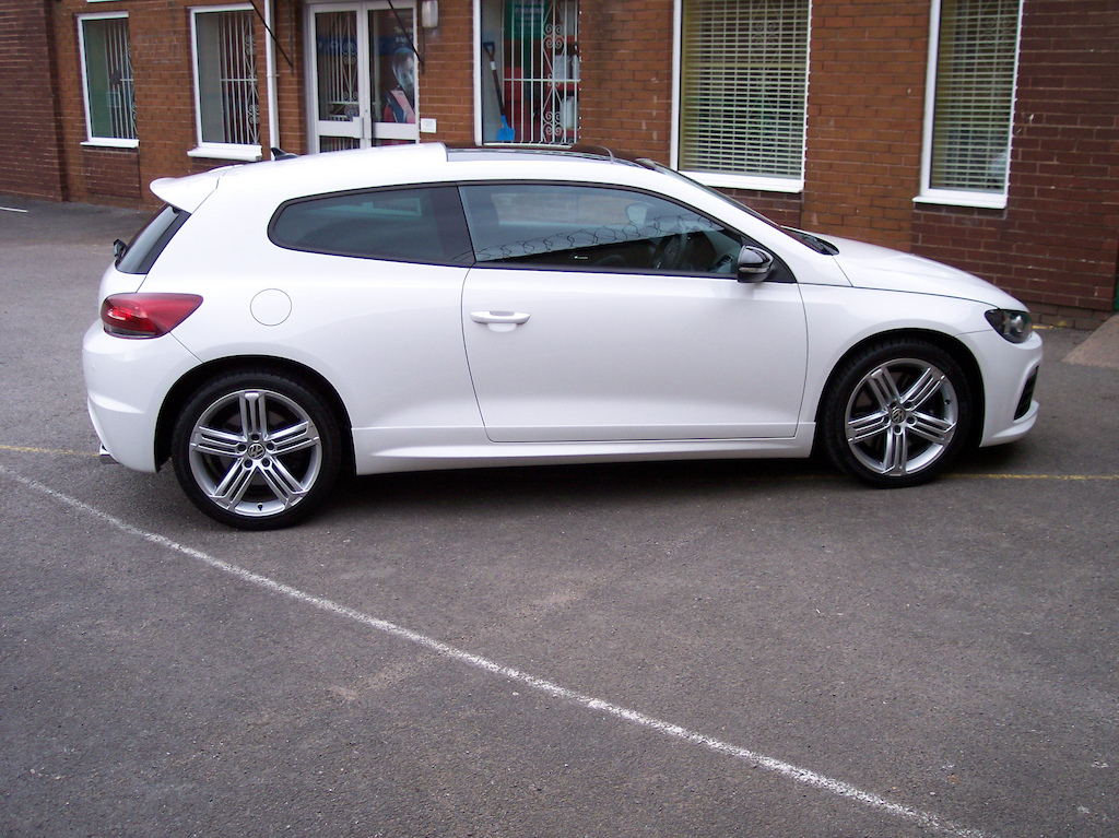 Just traded my Scirocco GT 2.0 TSi for a Candy white Scirocco R Its sooo quick