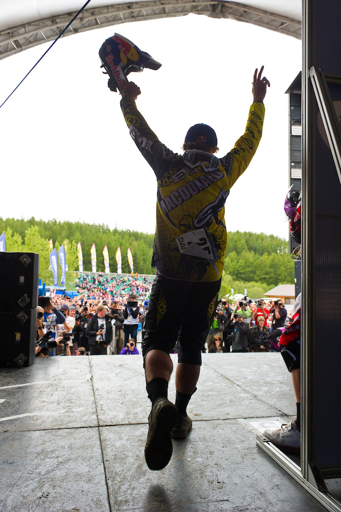 Brook MacDonald of MS-Evil  took a big step up in his career by striding onto the podium in third place here at Fort William.