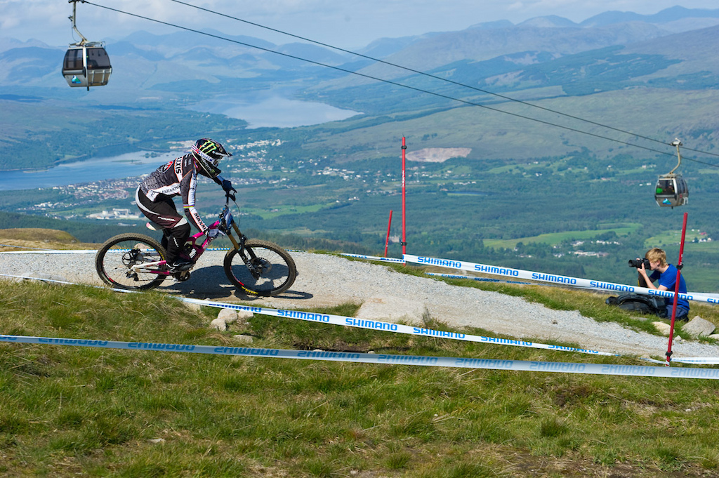 On course at Fort William.