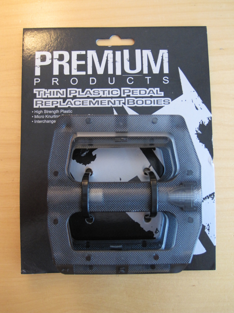 Premium slim plastic pedal bodies