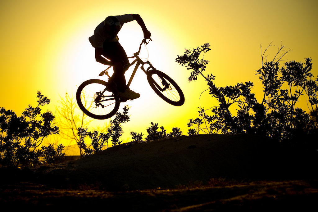 Gee Atherton on the Oakley pump track, Foothill Ranch California 18 January 2011.
