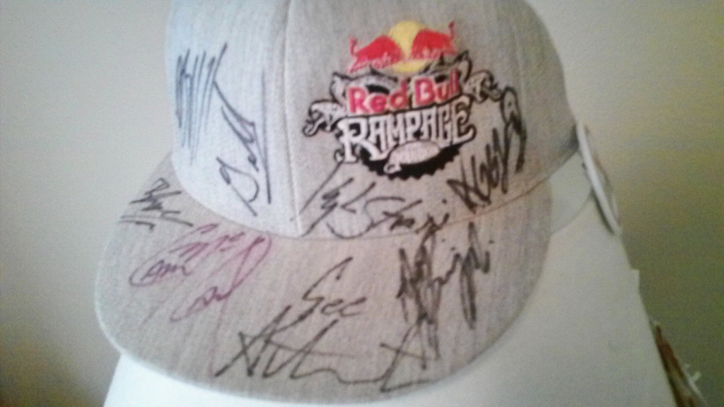 Rampage 11 Hat
Everyone signed it! more under the bill.