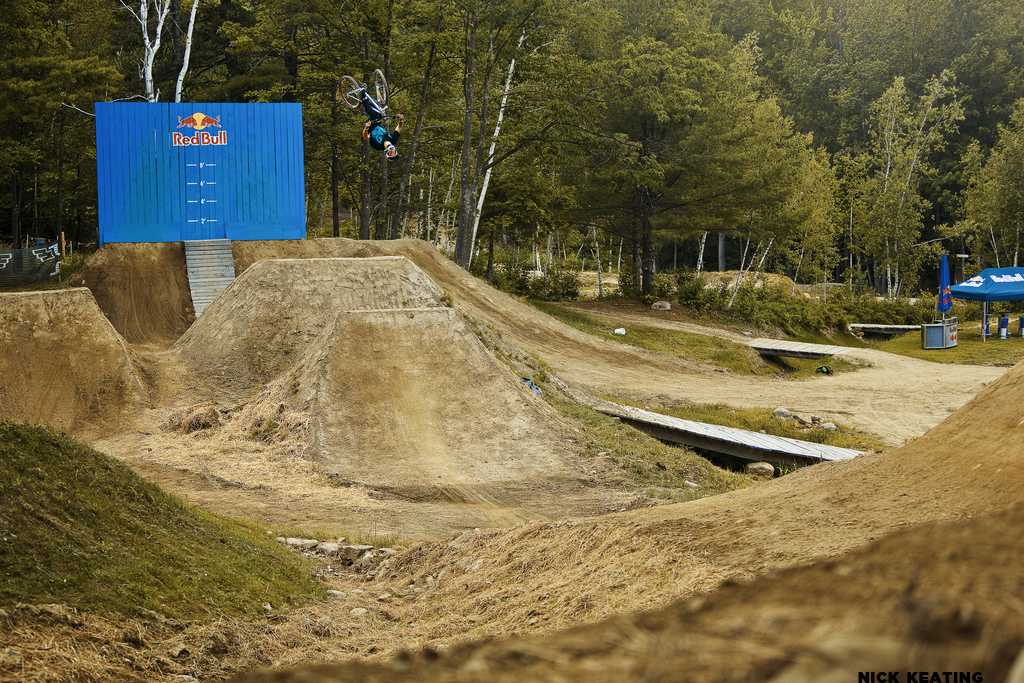 Backflip on last dirt-to-dirt double